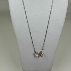 NEW Origami Owl “Better Together” CZ Hearts Necklace ❤️Valentines/Galentines❤️